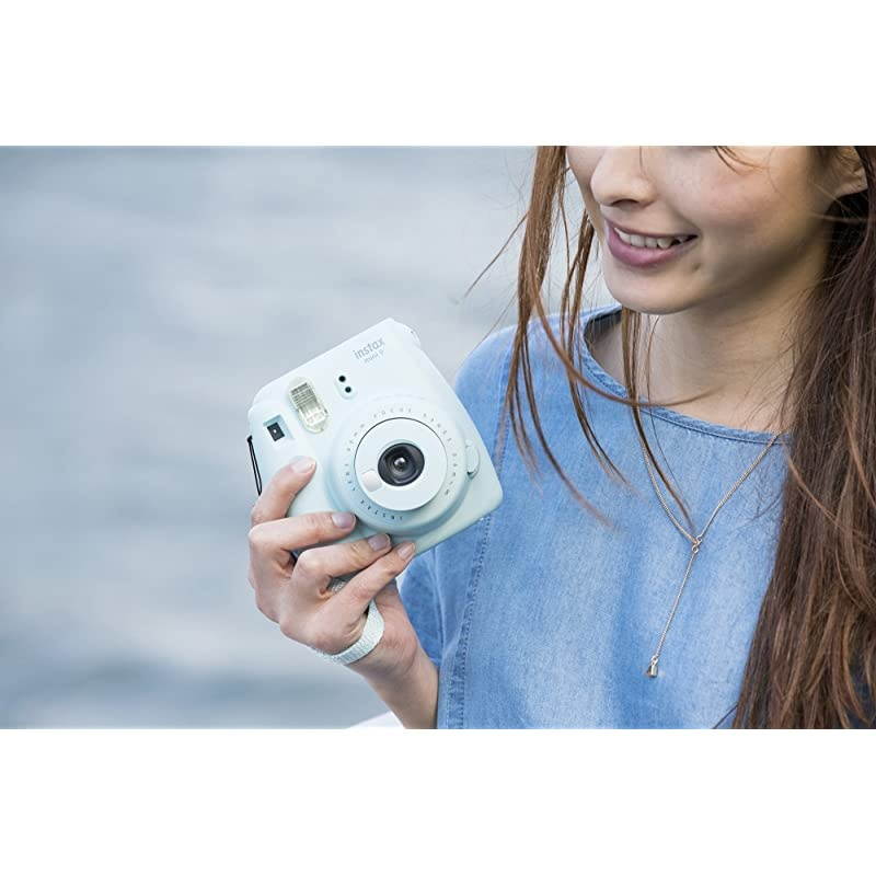 Instax Mini 9 Instant Camera Ice Blue Renewed