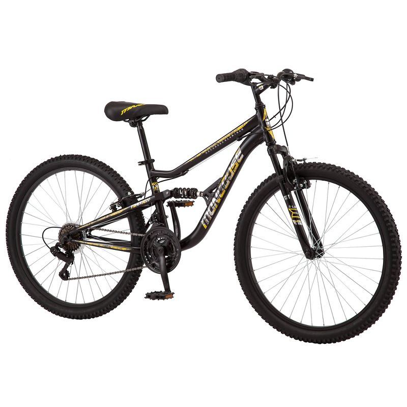 Mongoose Men's Standoff 26" Mountain Bike - Black