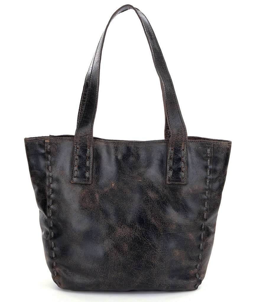 Bed Stu Stevie Leather Pick Stitch Tote Bag