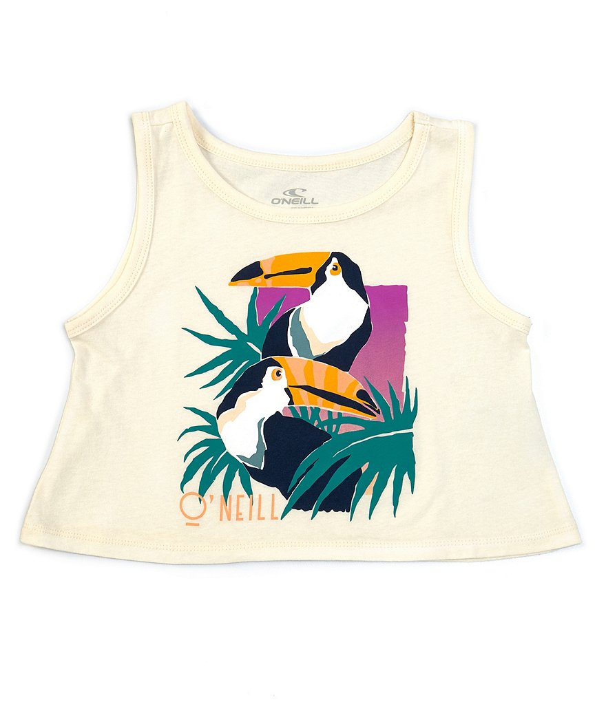 O'Neill Big Girls 7-16 Toucan Friends Tank Top
