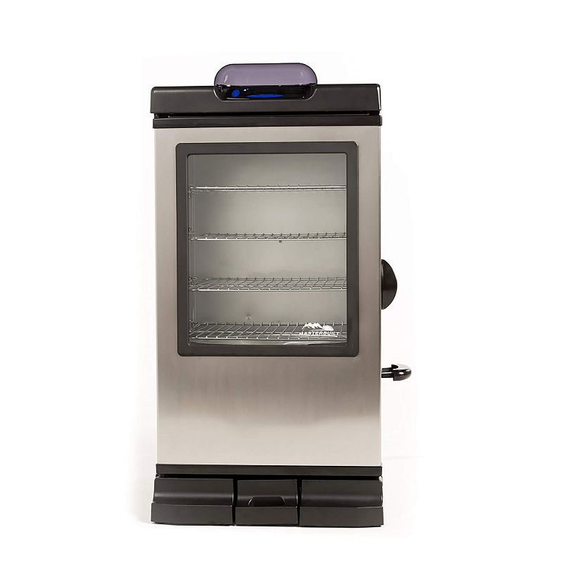 Masterbuilt 20072115 30-Inch Stainless Electric BBQ Food Meat Smoker with Bluetooth Technology and Digital Display