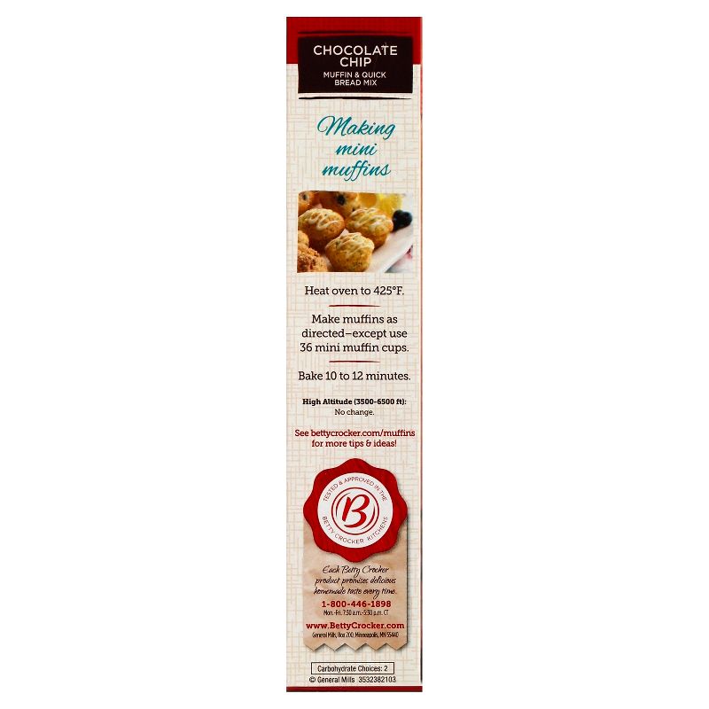Betty Crocker Chocolate Chip Muffin and Quick Bread Mix - 14.75oz