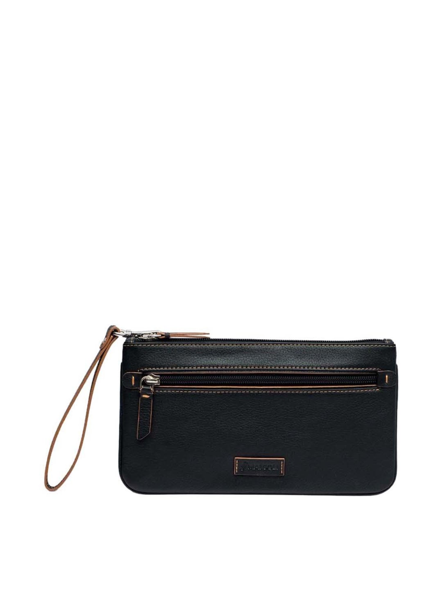 Mai Soli Virginia Large Slim Wristlet Pouch - Black
