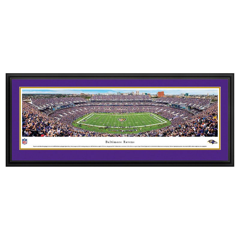 NFL Blakeway Stadium View Deluxe Framed Wall Art - Baltimore Ravens