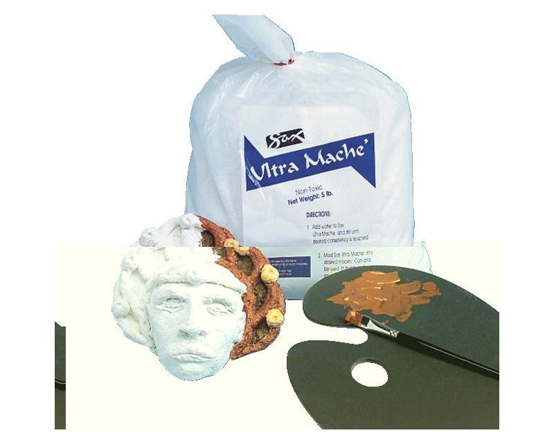 Sax Non-Toxic Ultra Mache, 12 Pounds, White