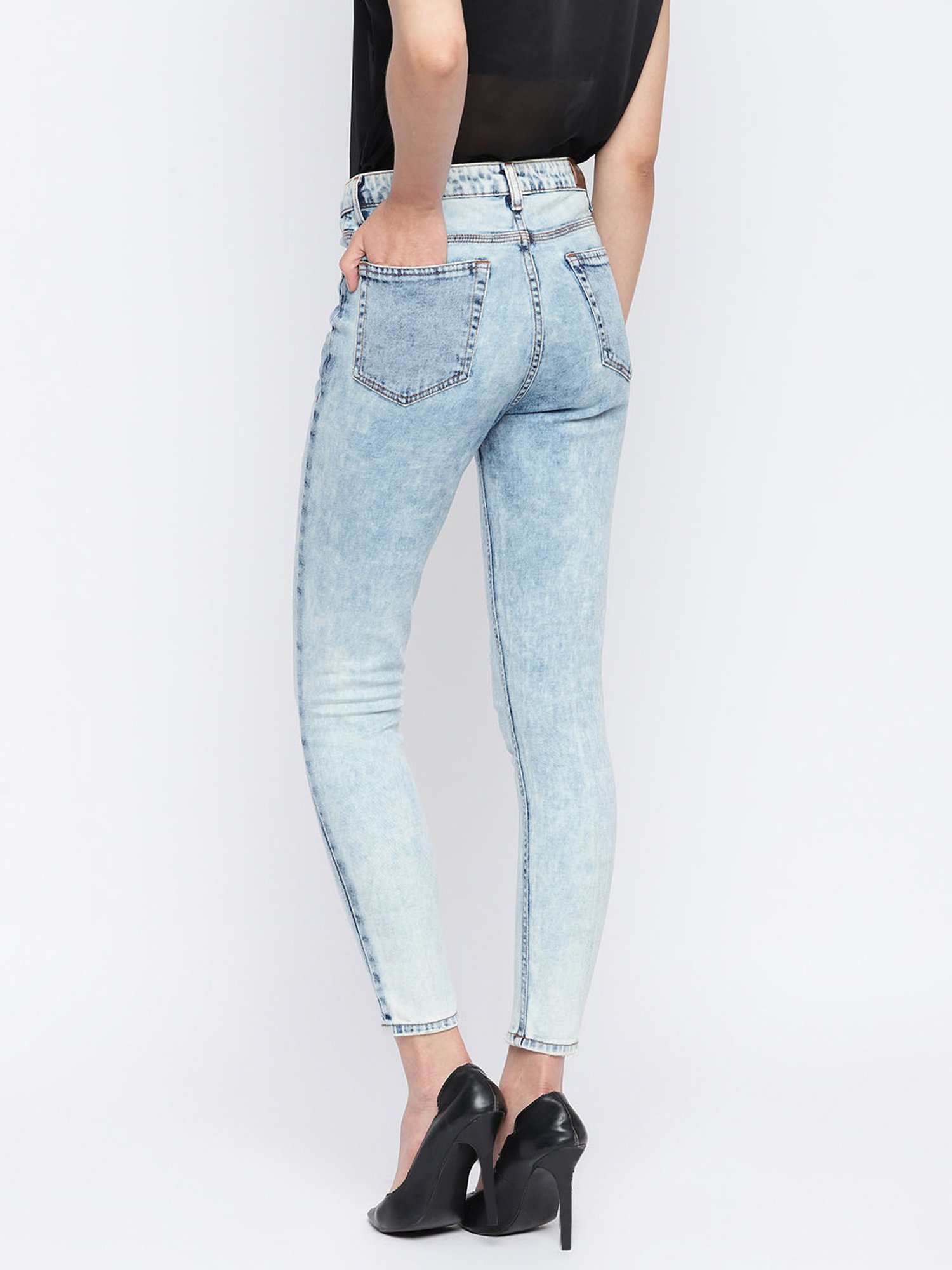 Tales & Stories Blue Distressed Jeans