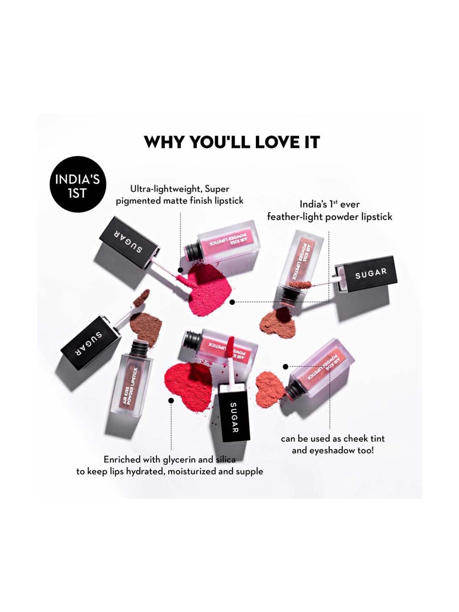 GA-DE Selfie Full Cover Lipstick 862 Paris - 4.2 gm