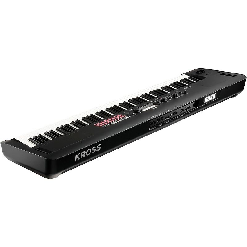 Korg Kross 2 88-Key Performance Synth/Workstation with Added PCM and Sounds in Matte Black