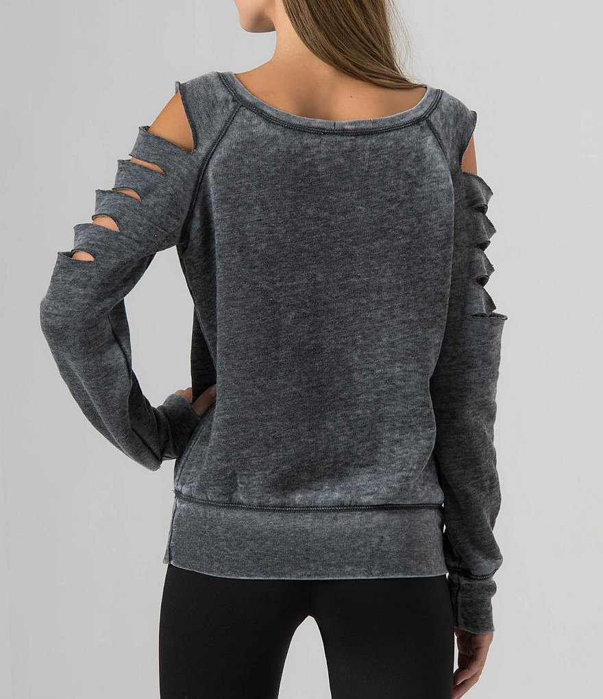 JALA French Terry Fleece Laser-Cut Sweatshirt
