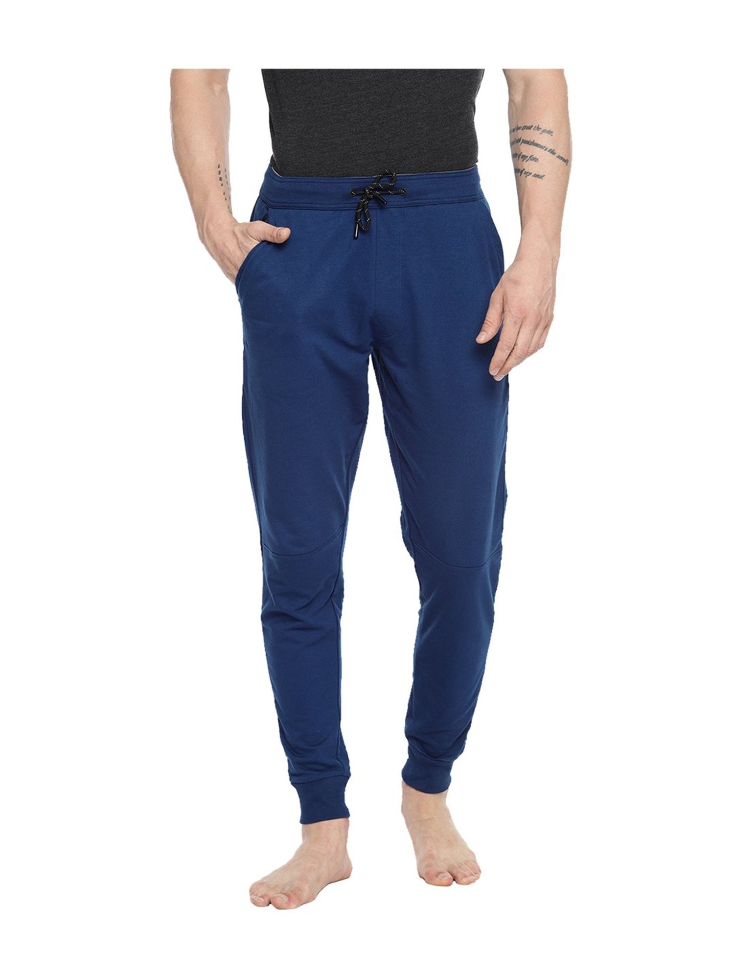 Fruit of the Loom Dark Blue Mid Rise Joggers