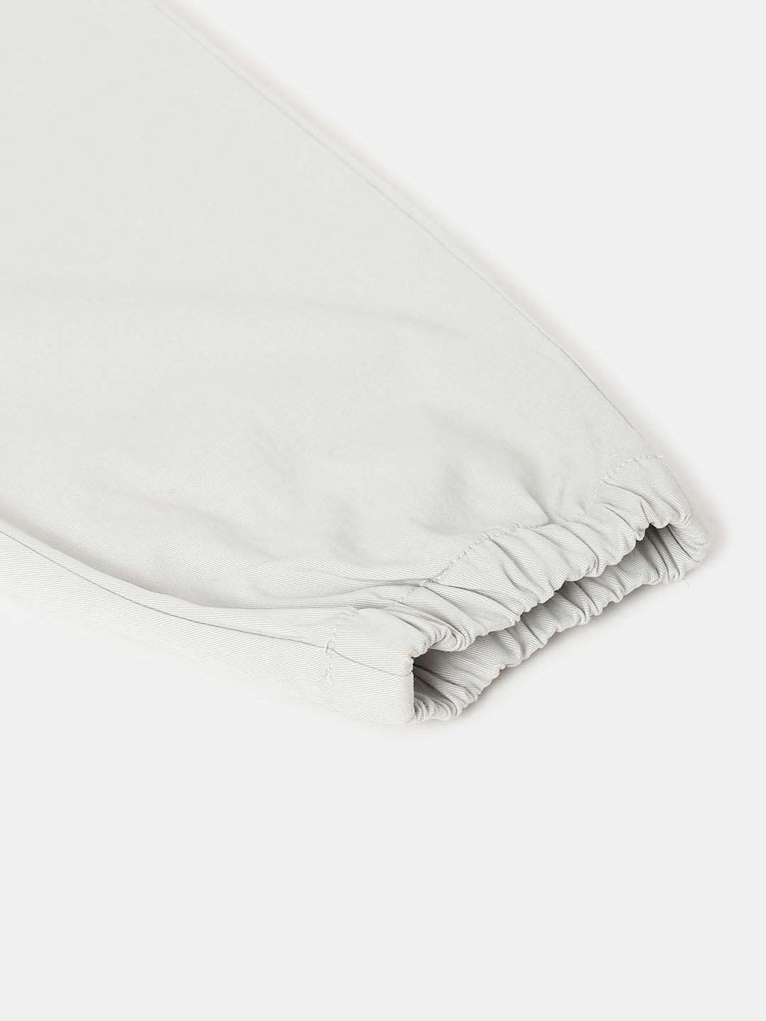 Blue Giraffe Boys Light Grey Cotton Jogger