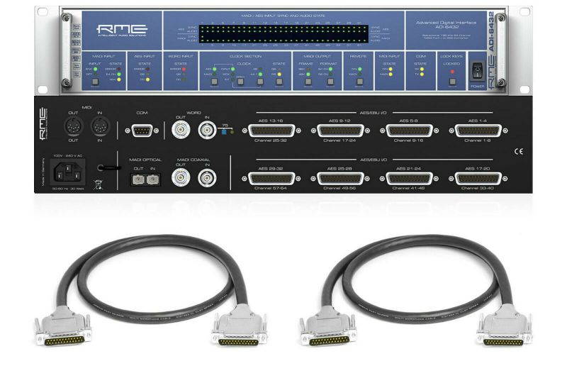 RME ADI-6432 | 24 Bit/192 kHz 2 x 64-Channel MADI to AES/EBU Converter | PALA