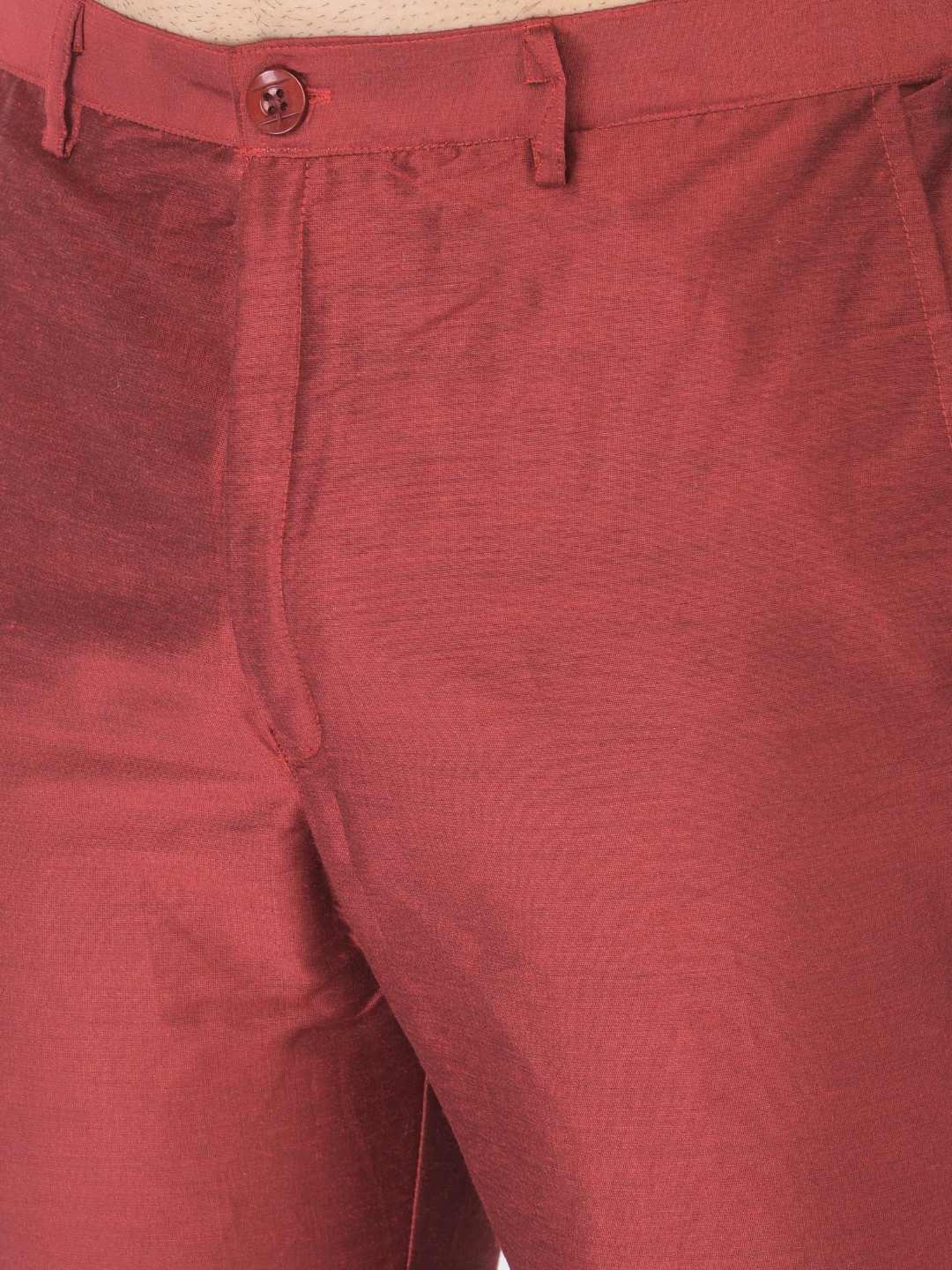 Deyann Maroon & Cream Cotton Regular Fit Printed Kurta Set With Jacket