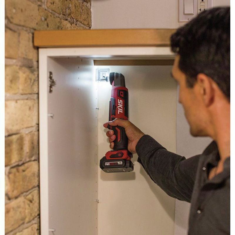 Skil RI574502 PWRCore 12 12V Brushless Lithium-Ion Hex Right Angle 1/4 in. Cordless Impact Driver Kit (2 Ah)