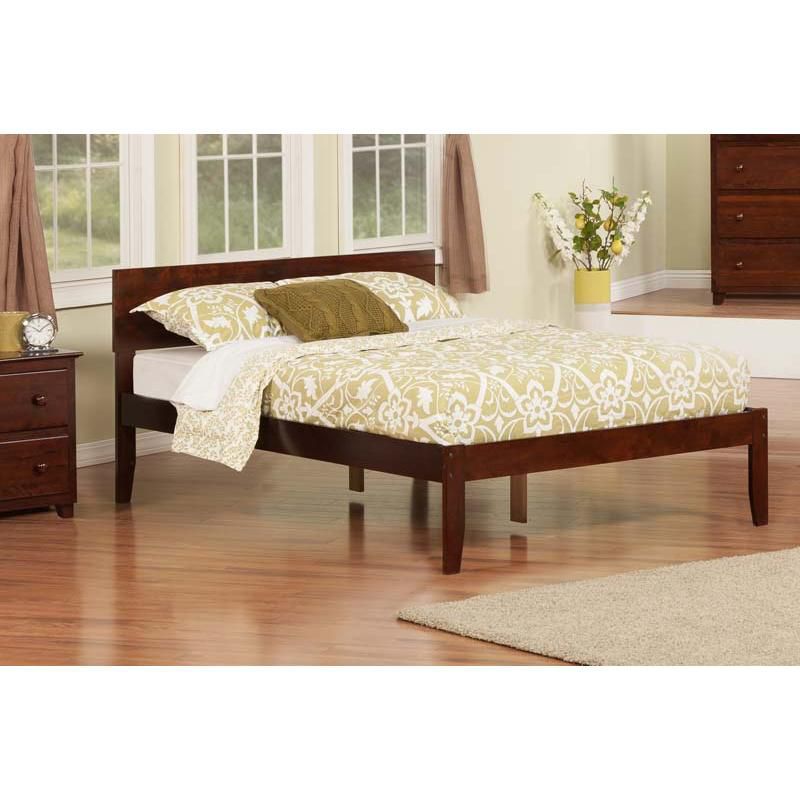 Orlando Full Open Foot Antique Walnut - Atlantic Furniture