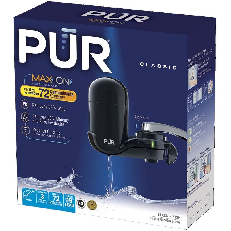 Brita Extra Large 18 Cup UltraMax Water Dispenser and Filter - BPA Free - Black