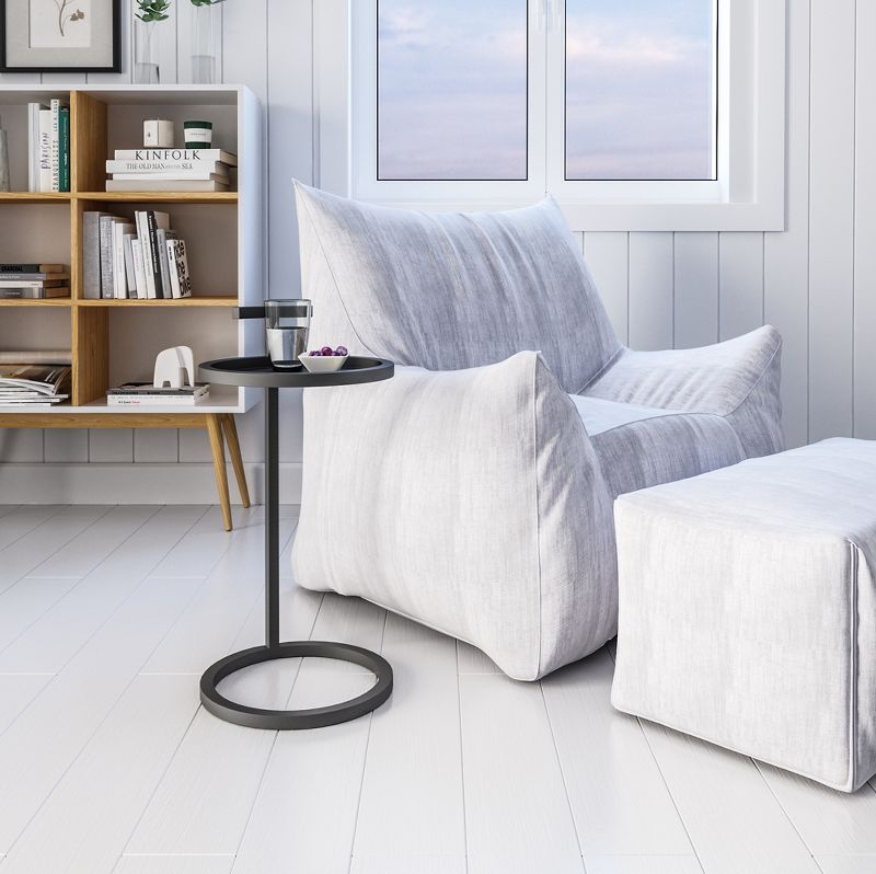 Katrine Camden Side Table Black Gold - Jamesdar