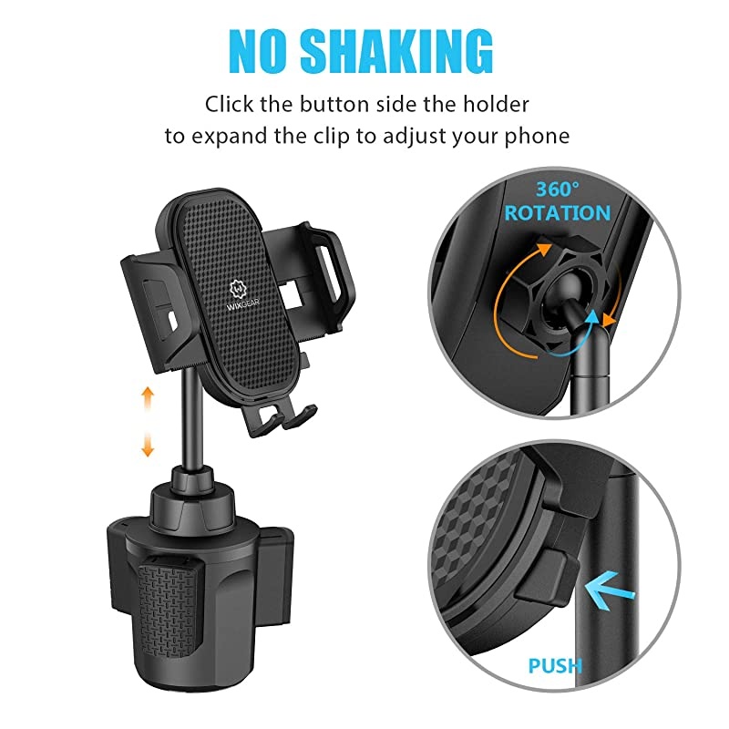 Cup Phone Holder for Car  Car Cup Holder Phone Mount Adjustable Automobile Cup Holder Smart Phone Cradle Car Cup Mount