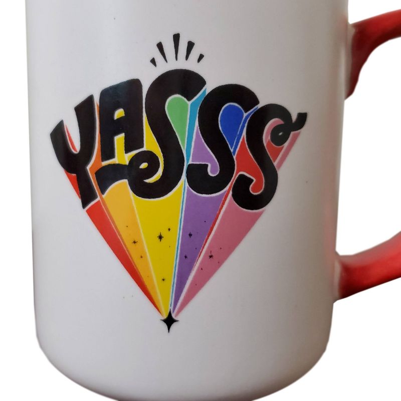 Queer Eye 18oz Stoneware Yasss Mug