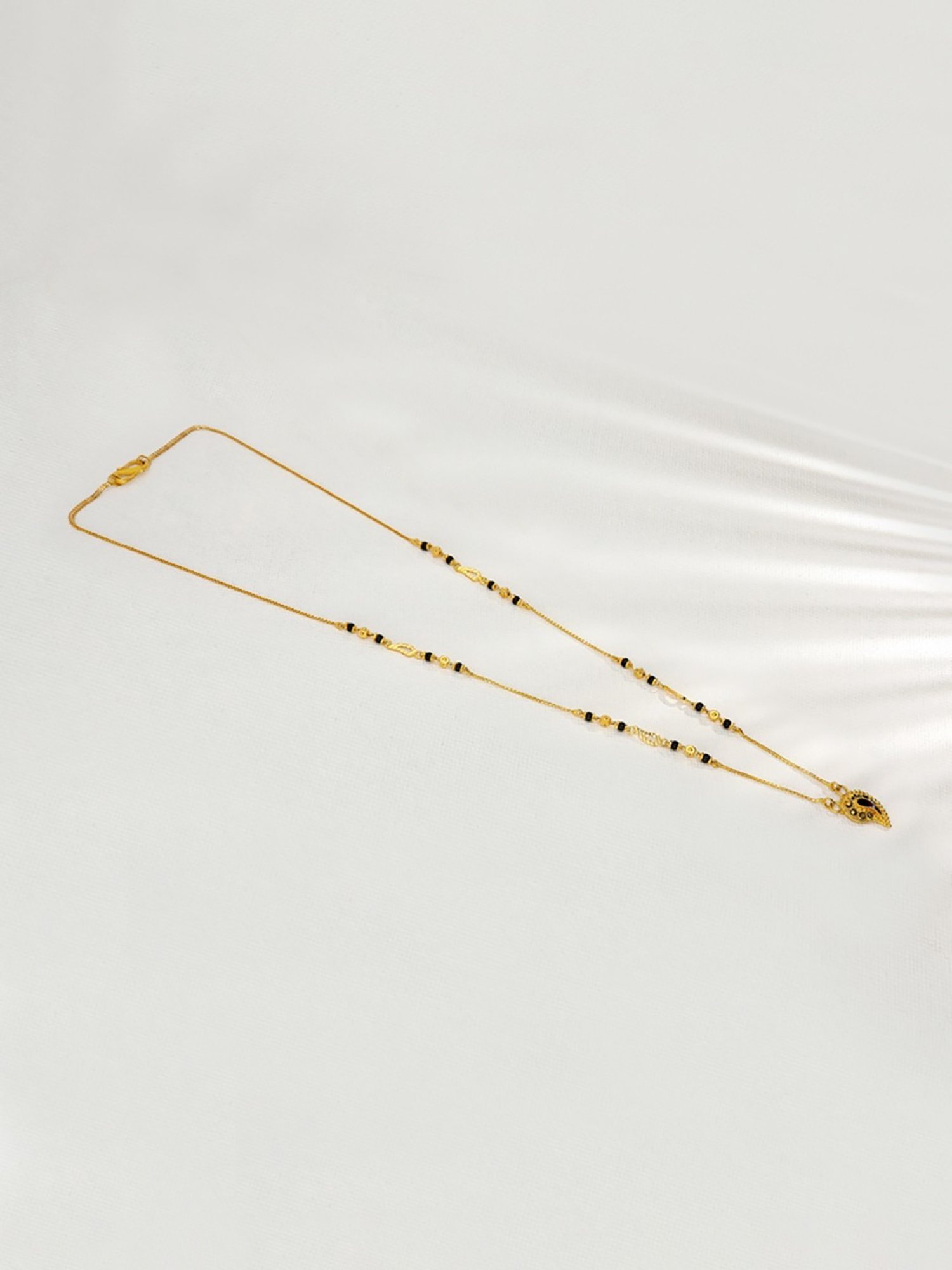 P.N.Gadgil Jewellers 22k Designer Fleur Mangalsutra