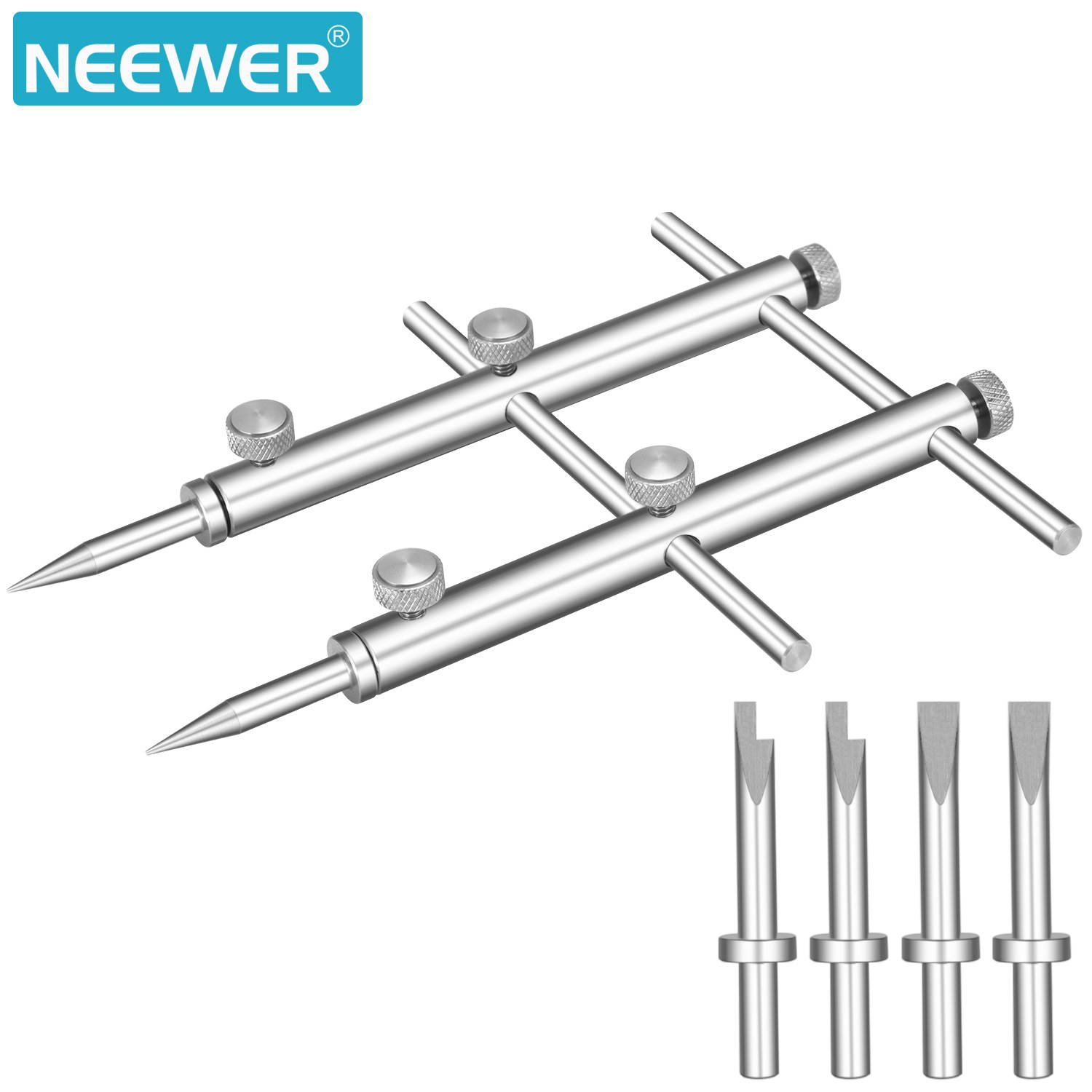 Neewer Camera Lens Openning Repairing Tool Kit Includes: 10-100mm Lens Repair Set with 3 Tips, 6 Screws and 2 Hexagon Wrench for Canon Nikon Sony Olympus DSLR Camera