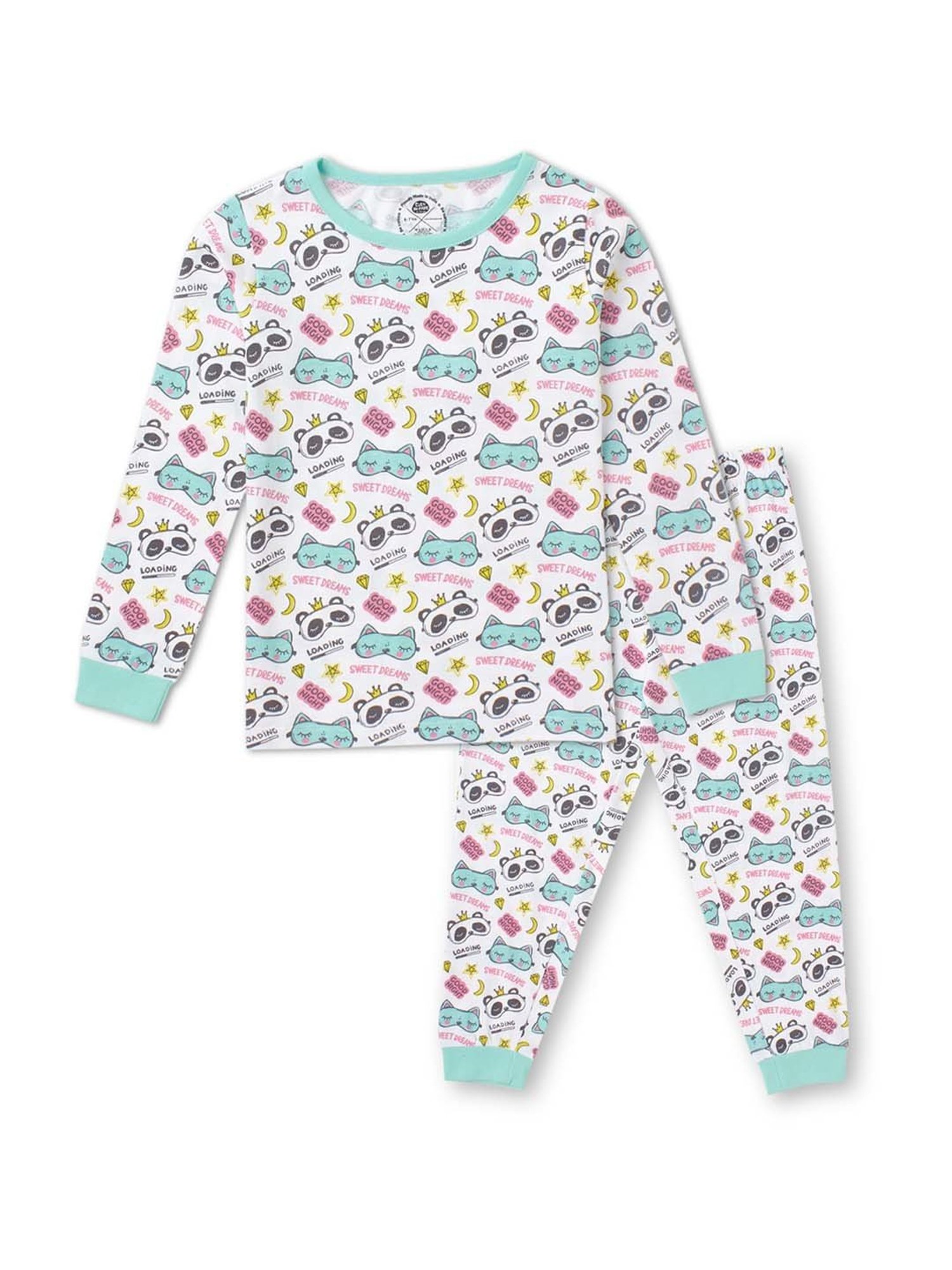 Jockey Girls Black Printed Shorts