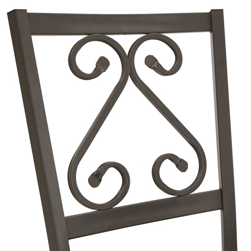 Set of 4 Ramona Side Chairs Brown - Inspire Q