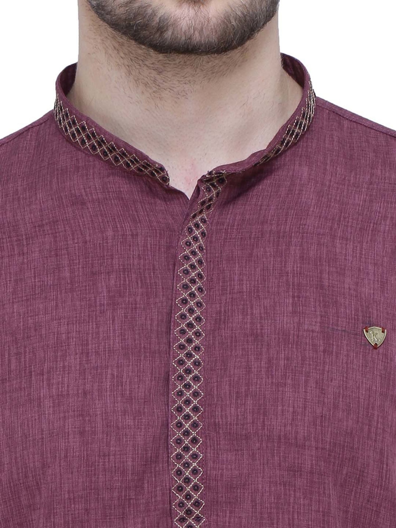 Kuons Avenue Light Purple Tailored Fit Kurta