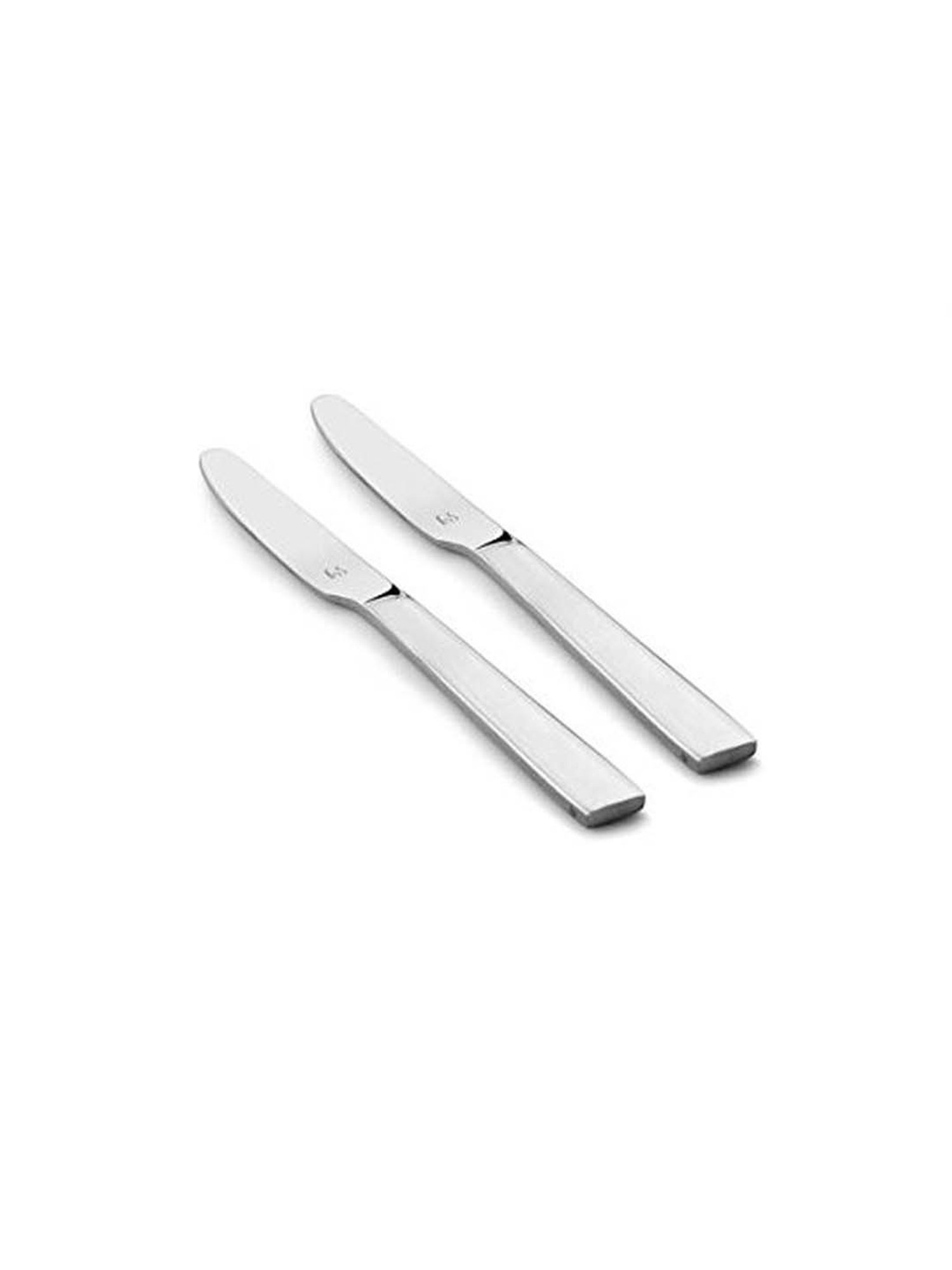 Pure Home and Living Silver Stainless Steel Textured Cutlery sets