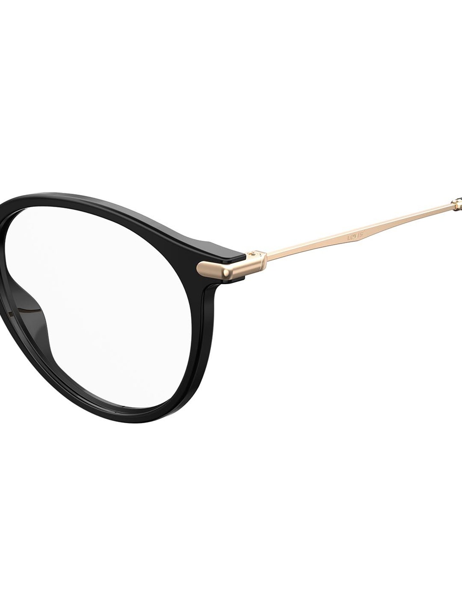 Levi's Black Oval Eye Frames for Women