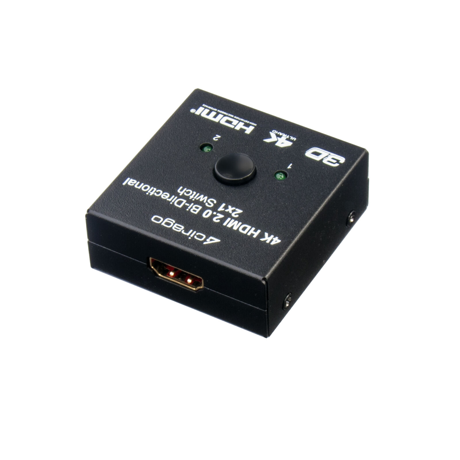 Cirago 4K HDMI 2.0 Bi-Directional 2x1 Switch BHDMSWITCH2X1W4K
