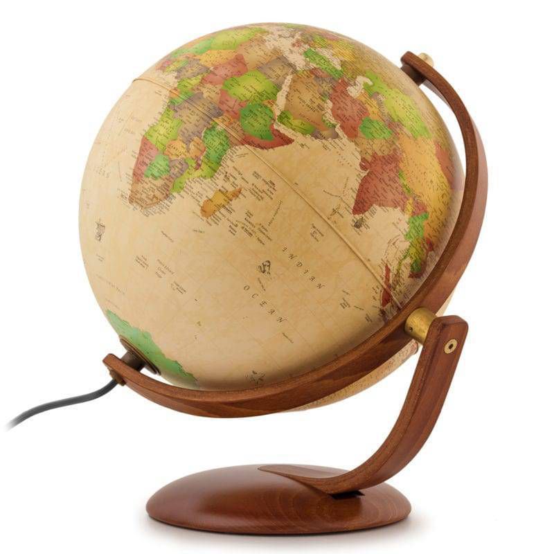 Andorra Antique Full Swivel Globe - Waypoint Geographic