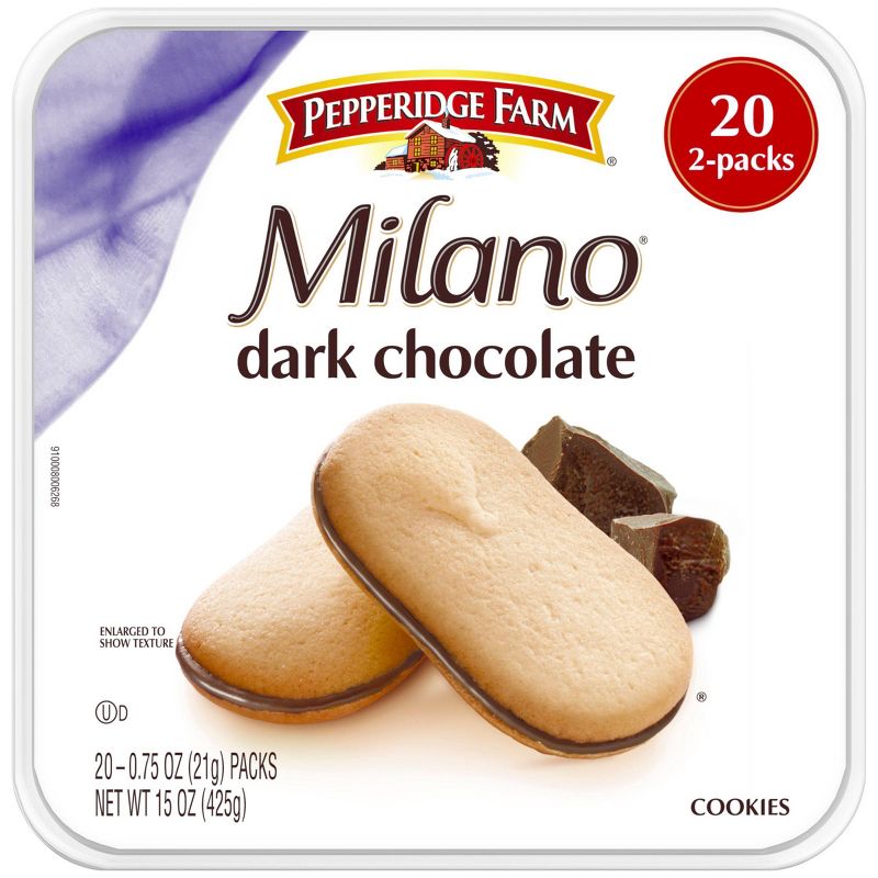 Pepperidge Farm Milano Dark Chocolate Cookies - 20ct