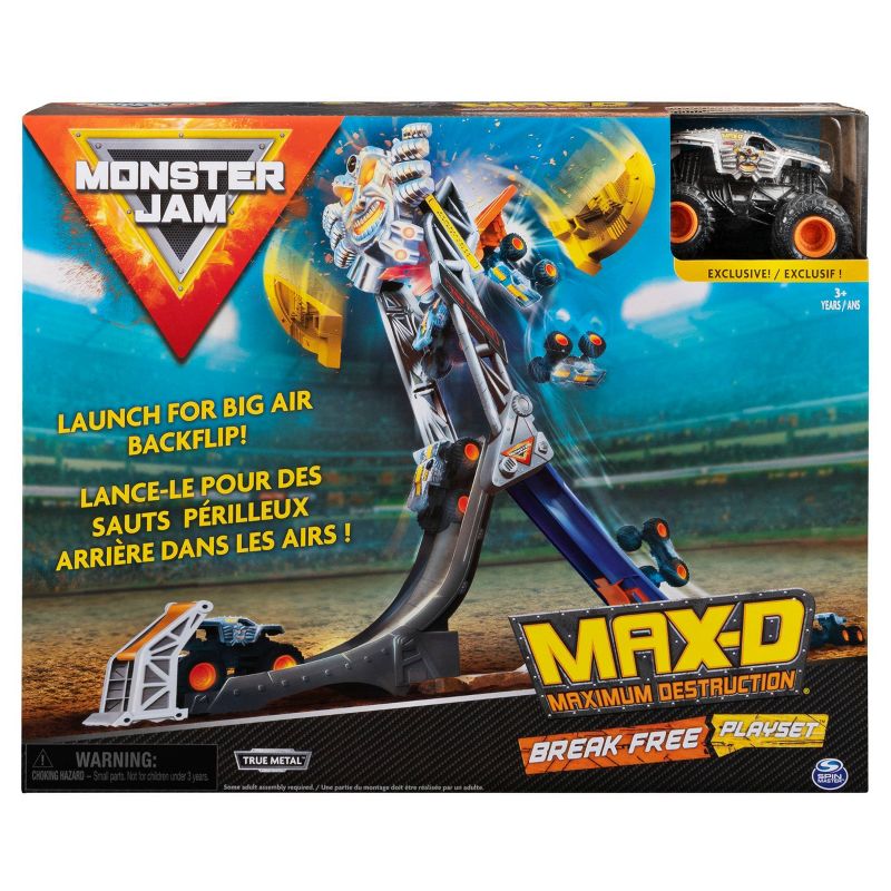 Monster Jam 1: 64 Basic Stunt Playsets - Max D Break Free