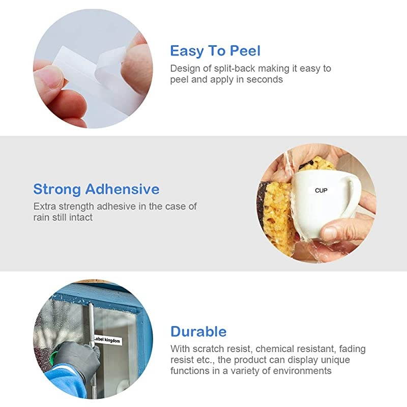 DYMO D1 45013 Label Tape  10 Pack Black on White Label Tape Cartridge Compatible for DYMO Standard D1 45013 Label Manager 12 x 23 12mm x 7m