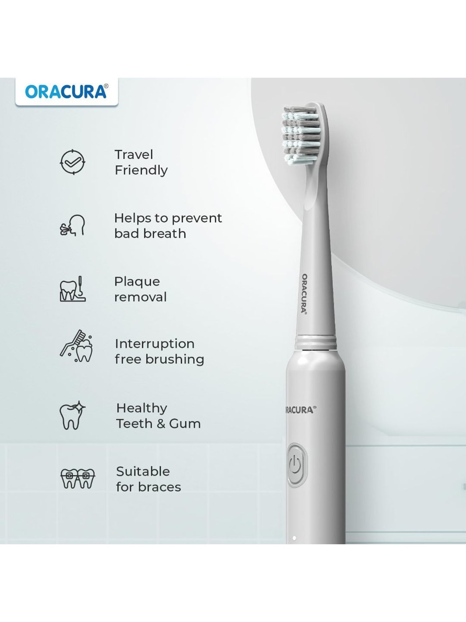 Protouch Teeth Whitening Pen for Men and Women (White)