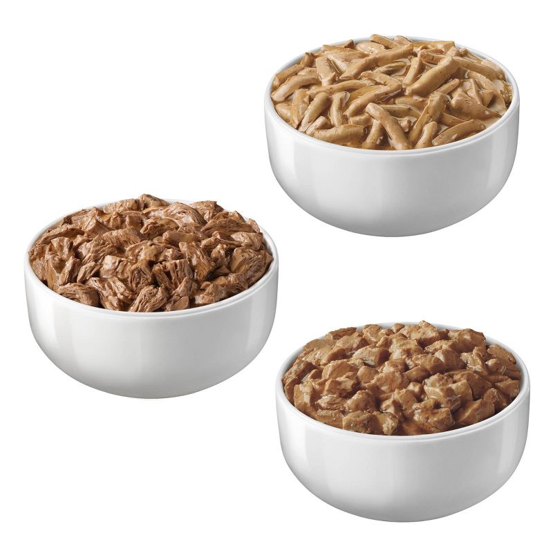 Purina Friskies Shreds, Meaty Bits & Prime Filets Poultry Wet Cat Food - 5.5oz/32ct Variety Pack