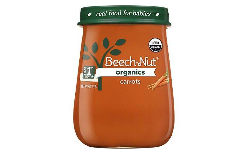 Beech-Nut Organics Carrots Baby Food Jar - 4oz