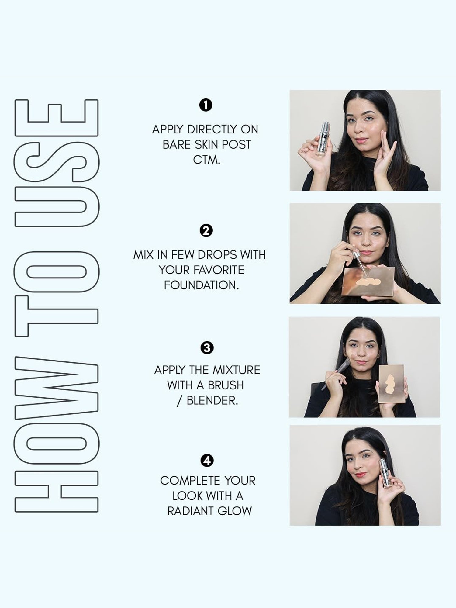 C2P PROFESSIONAL MAKEUP Galactic Glow Gloss Face Serum - 30 ml