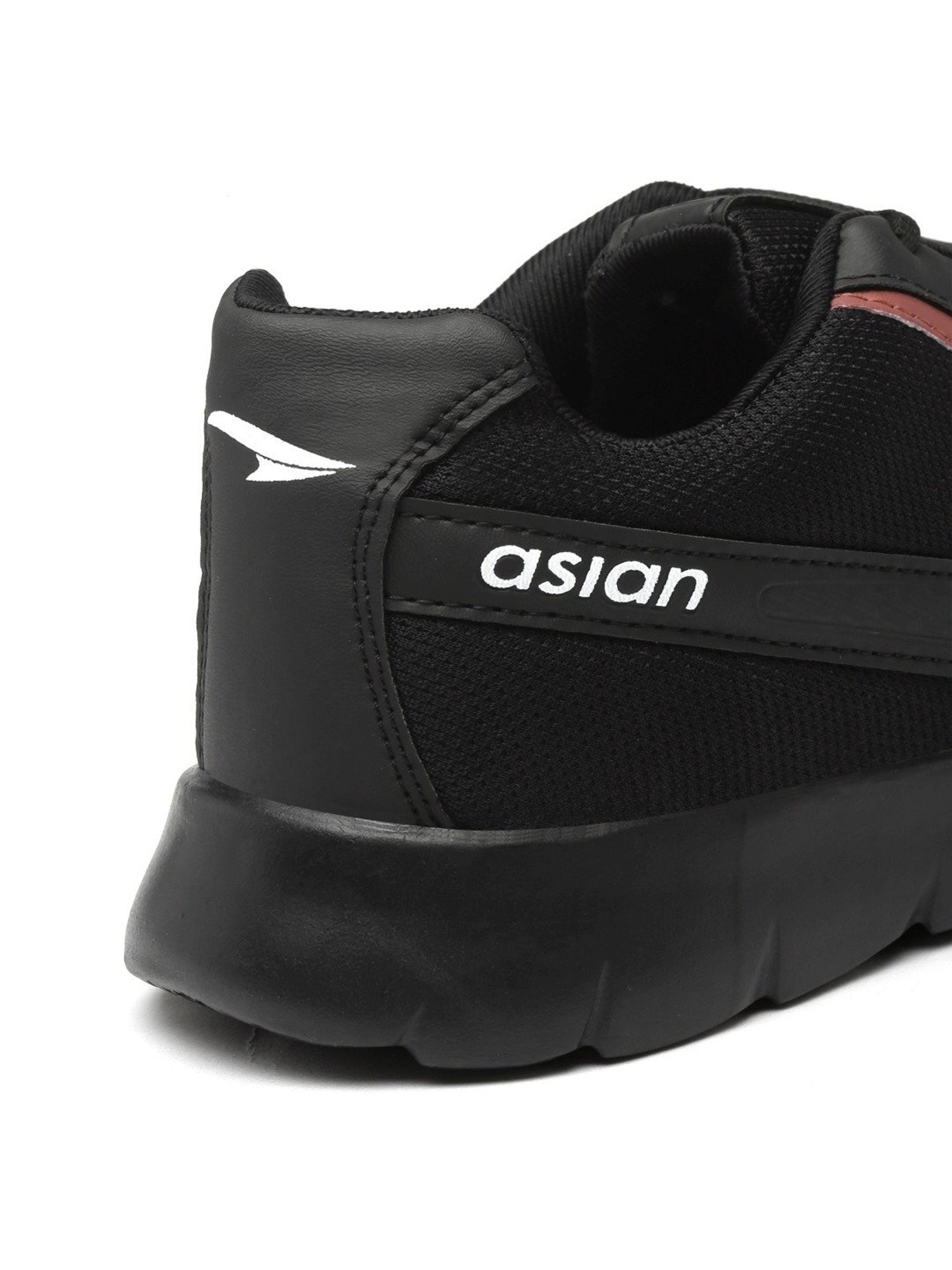 Asian Men's Black Running Shoes