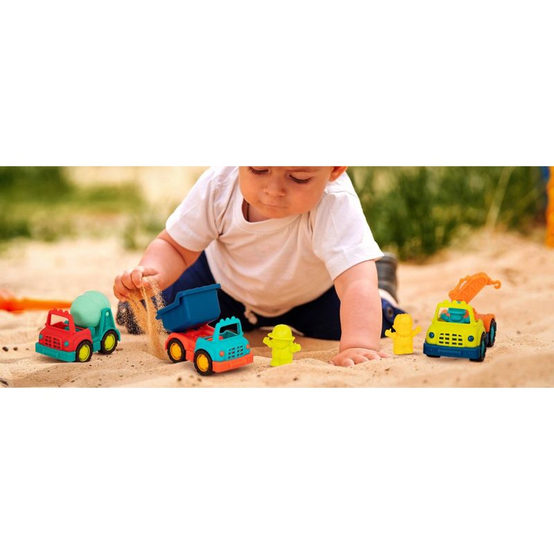 B. toys - Construction Truck Set - Happy Cruisers