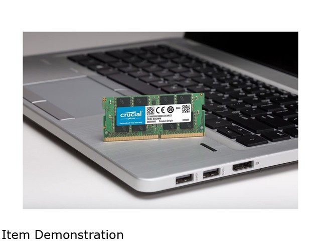 Crucial 32GB (2 x 16GB) DDR4 2666MHz DRAM (Notebook Memory) CL19 1.2V DR SODIMM (260-pin) CT2K16G4SFD8266