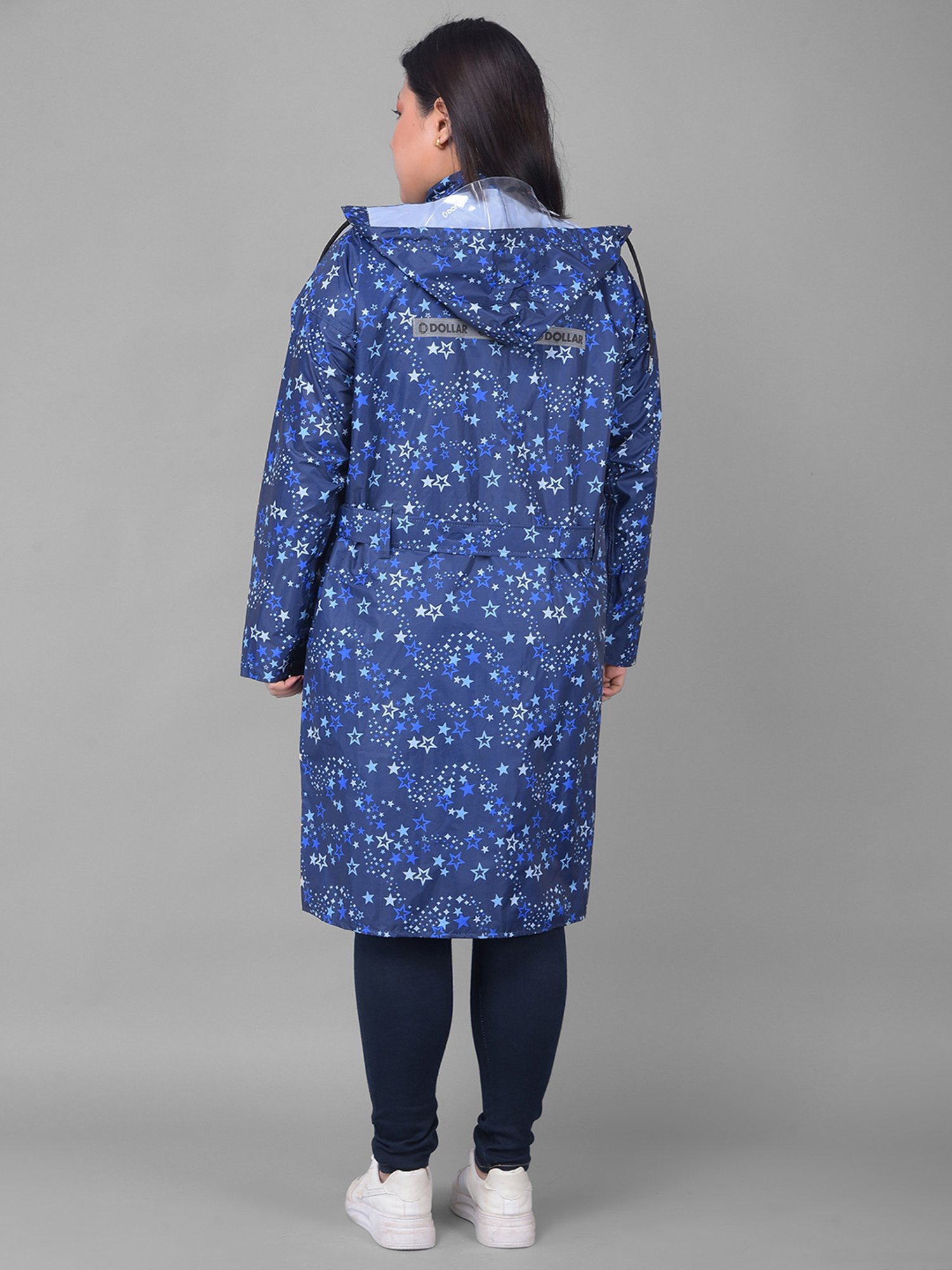 Dollar Blue Printed Rain Jacket