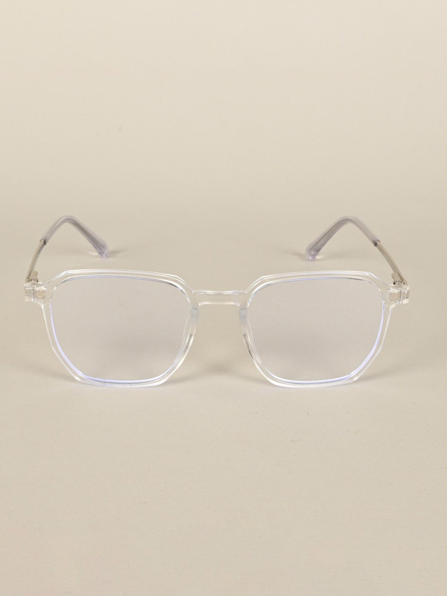 Voyage Clear Wayfarer UV Protection Unisex Sunglasses