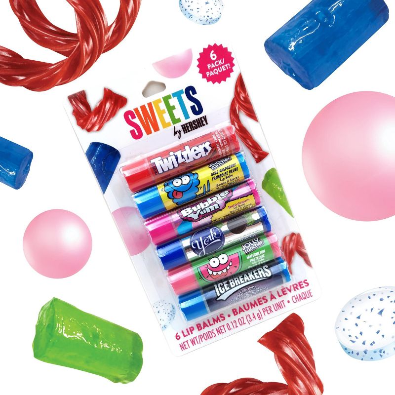 eos flavorlab Lip Balm Sticks - Lavender Latte &  Sweet Grapefruit - 2pk/0.28oz