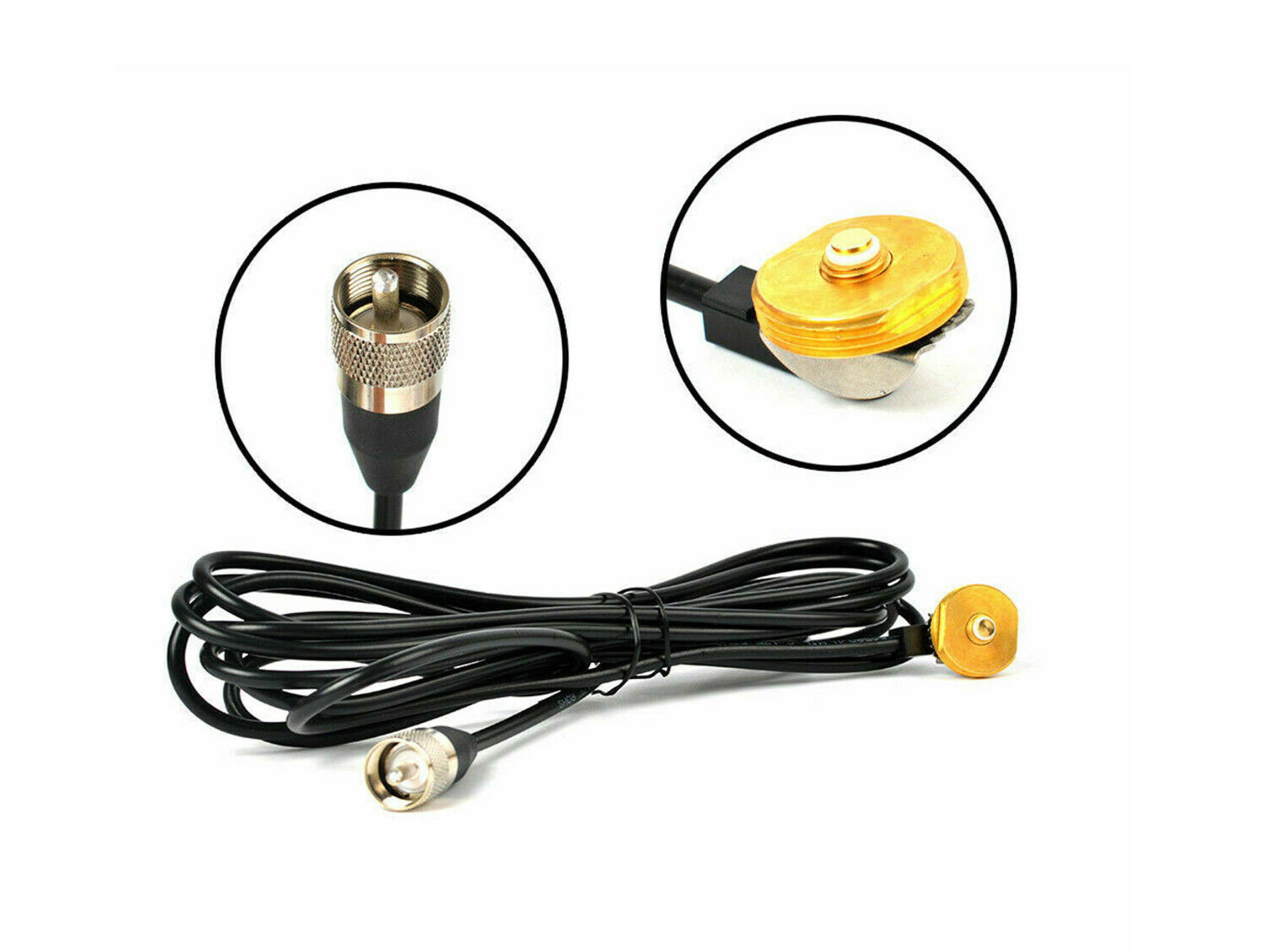 HYS Antenna NMO Mount With RG58 4M Cable PL259 Connector for Motorola Icom Radio
