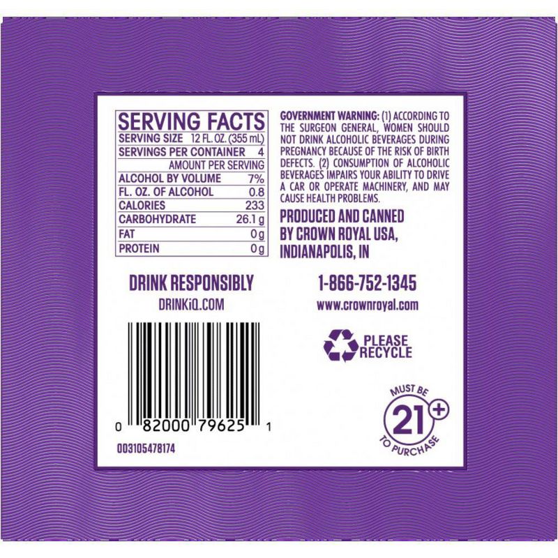 Jack Daniel's Tennessee Whiskey, Honey & Lemonade Cocktail - 4pk/355ml Cans