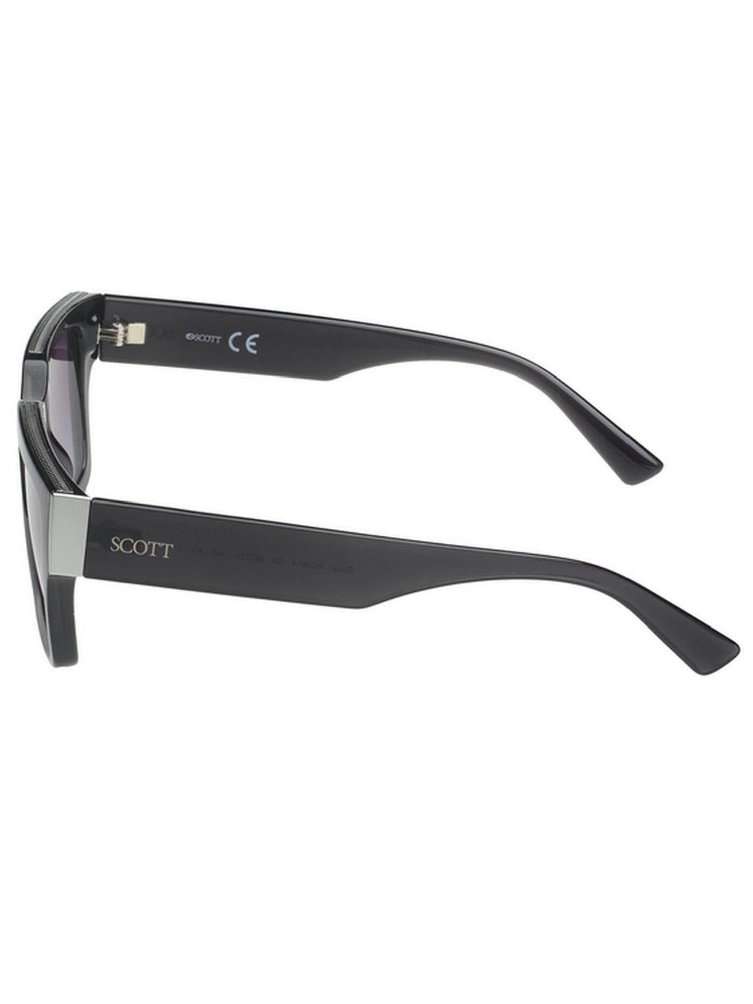 SCOTT Grey Wayfarer UV Protection Unisex Sunglasses