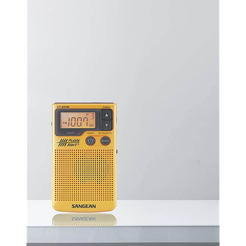 DT-400W AM/FM Digital Weather Alert
Pocket Radio