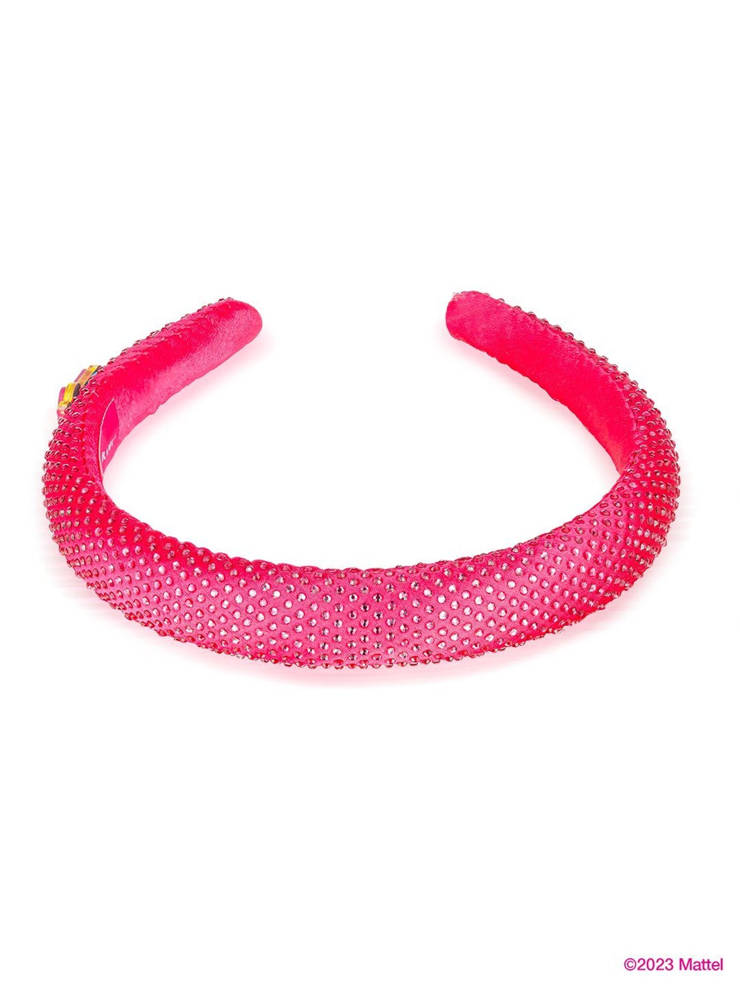 Hair Drama Company Barbie Rhinestone Pink Embellished Hair Band - Set of 2
